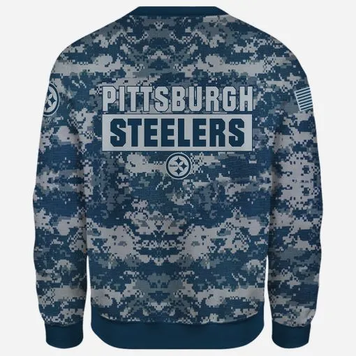 Pittsburgh Steelers Personalized All Over Printed Ugly Christmas Sweater
