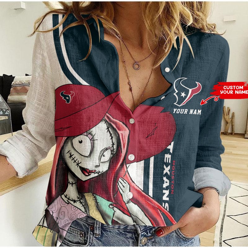 Houston Texans Personalized Woman Shirt