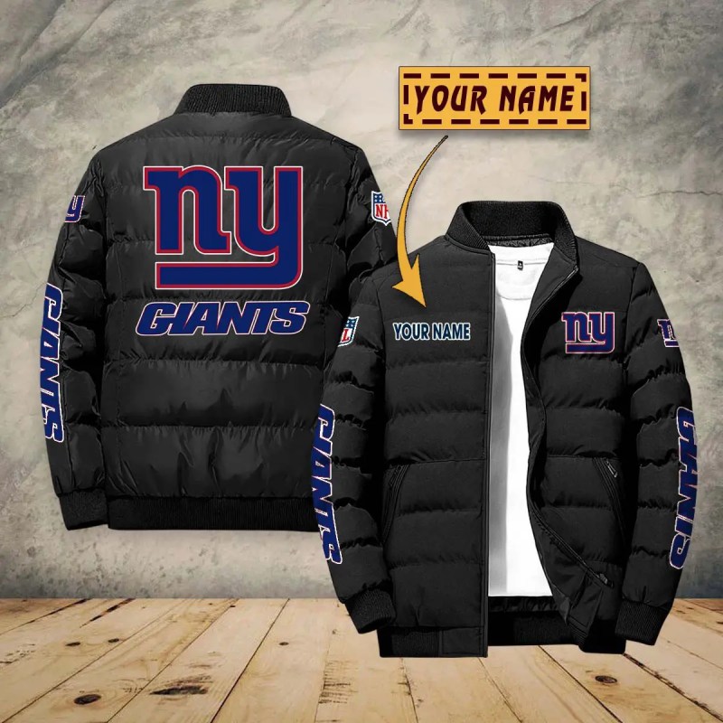 New York Giants Puffer Jacket Detail
