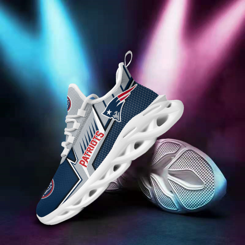 New England Patriots Yezy Running Sneakers - Image 1