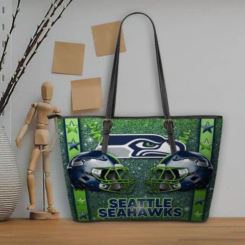 Seattle Seahawks Women Leather Tote Hand Bag BB54