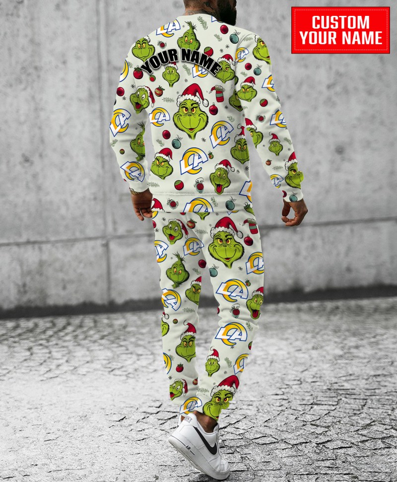 Los Angeles Rams Christmas Pattern Sweatpants
