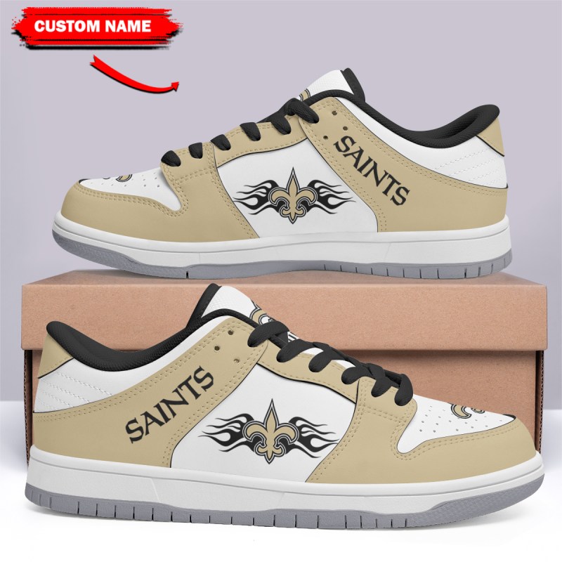 New Orleans Saints Personalized Dunk Shoes