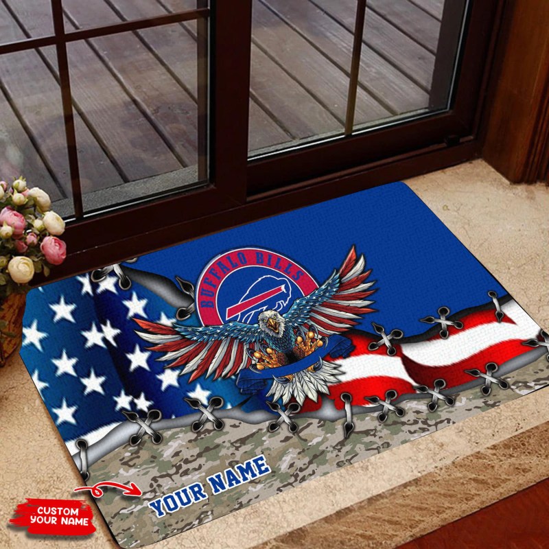 Buffalo Bills Personalized Doormat