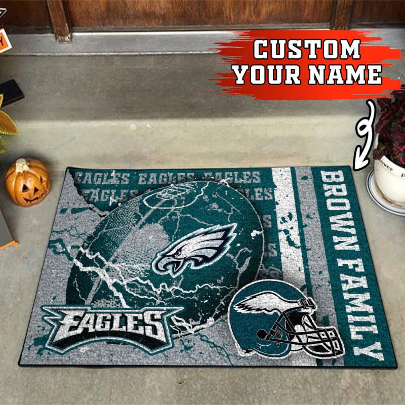 Philadelphia Eagles Personalized Doormat