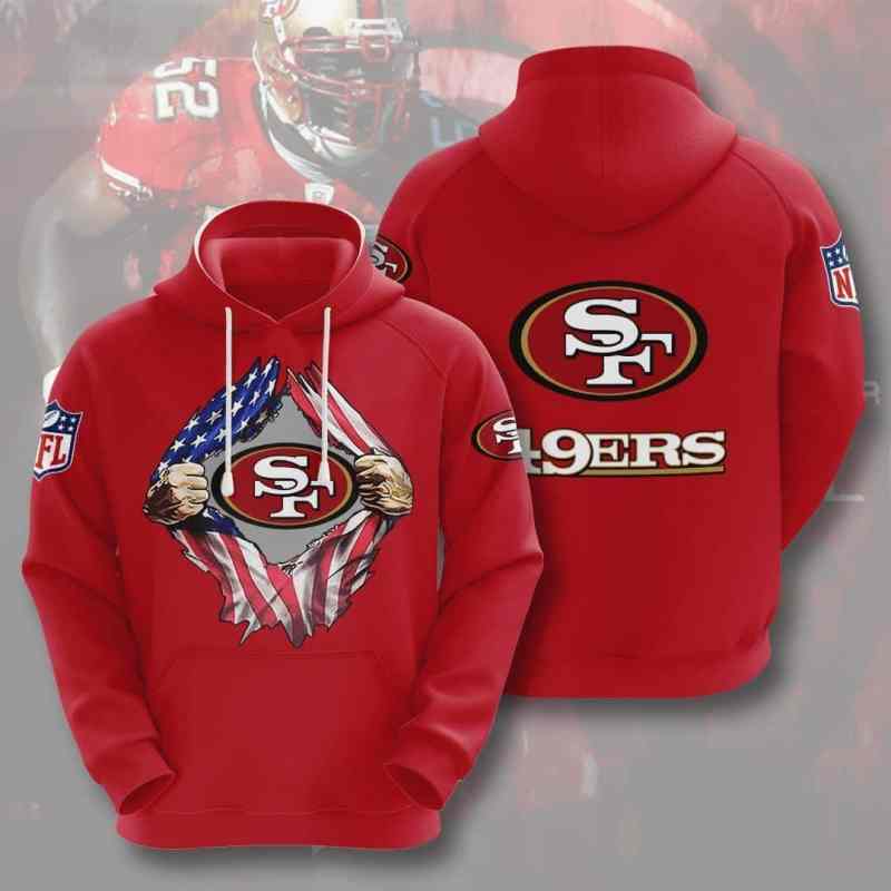 San Francisco 49ers 3D Hoodie