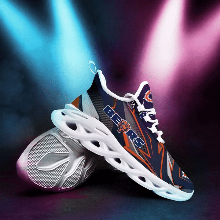 Chicago Bears Yezy Sneakers Top View