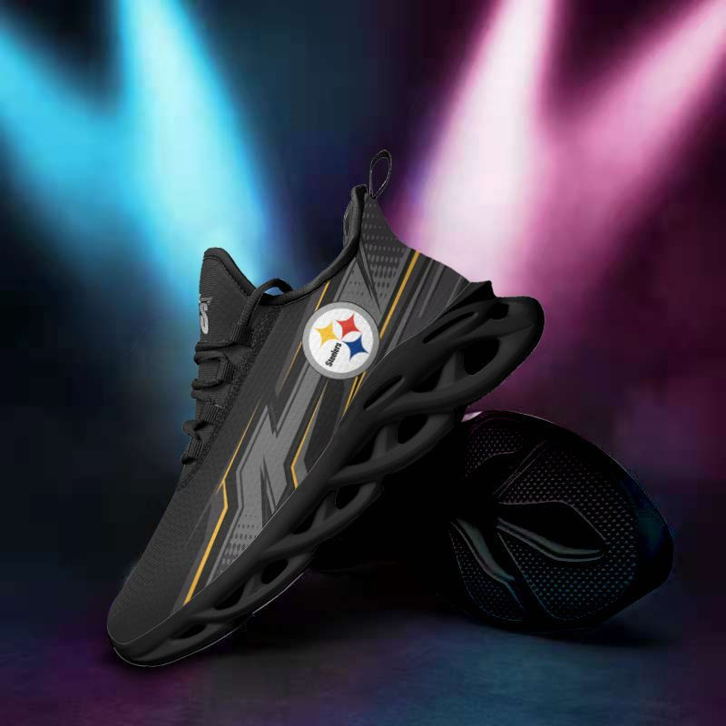 Pittsburgh Steelers Yezy Running Sneakers Lifestyle Image