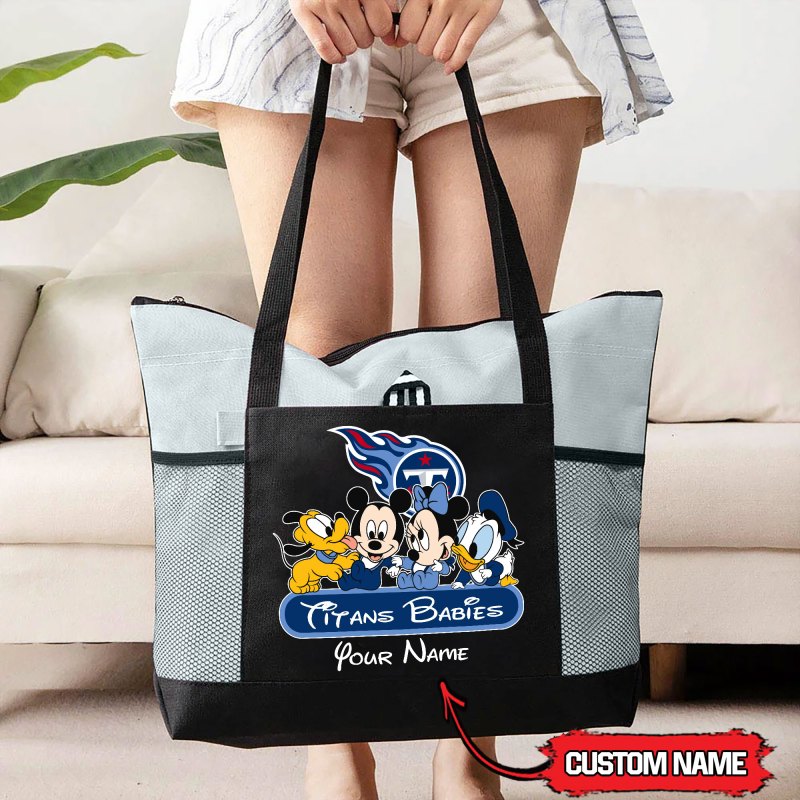 Tennessee Titans Babies Tote Bag Design