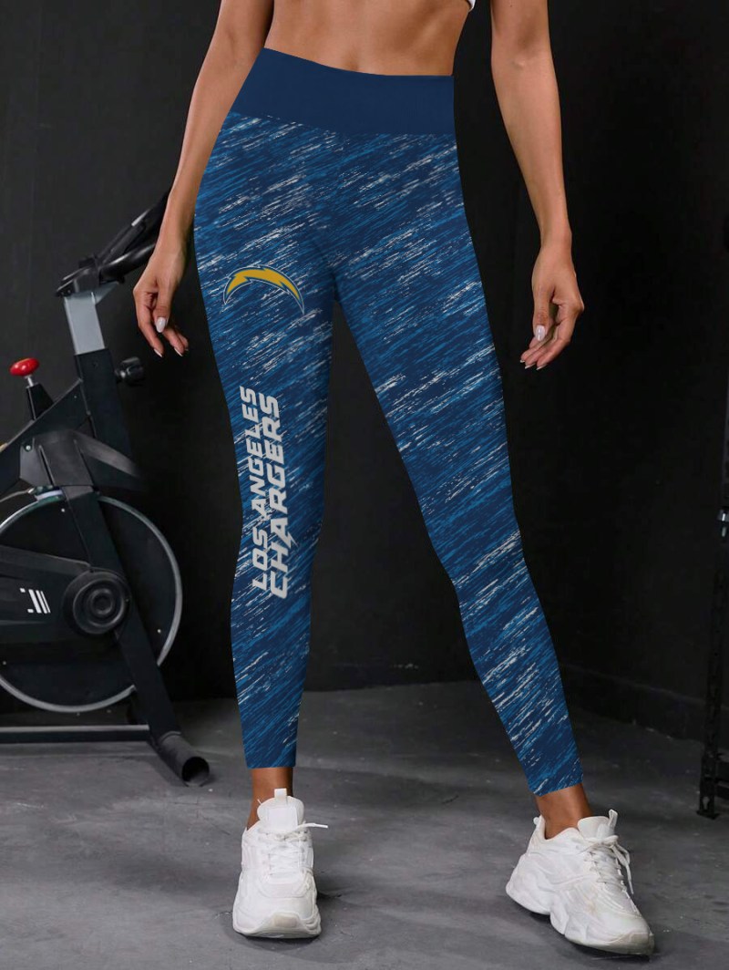 Back view of Los Angeles Chargers Leggings