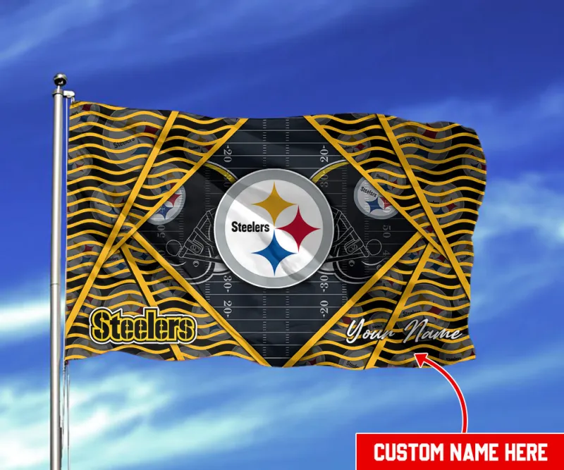 Pittsburgh Steelers Personalized Flag