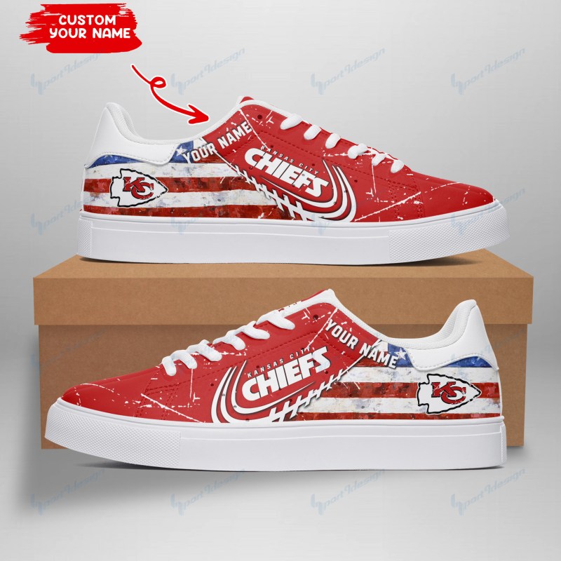 Kansas City Chiefs Personalized Sneakers