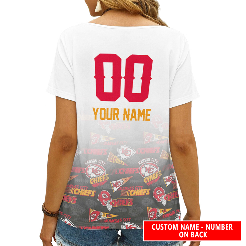 Kansas City Chiefs V-neck Tee - Stylish Design
