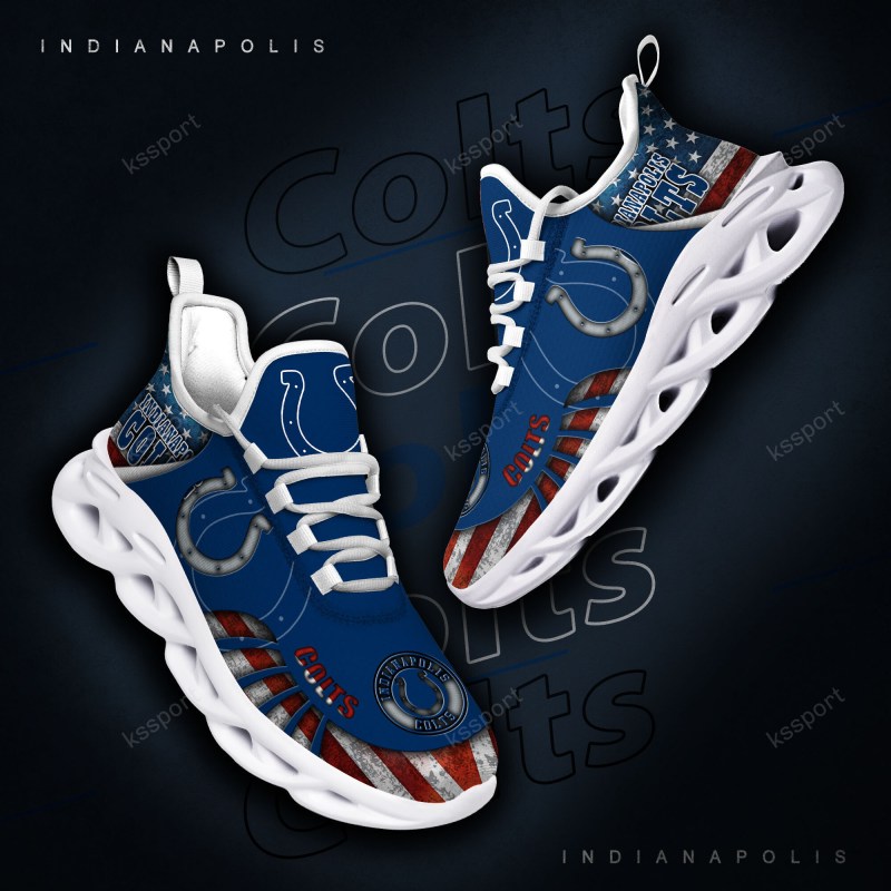 Sizing chart for Indianapolis Colts Yezy Running Sneakers
