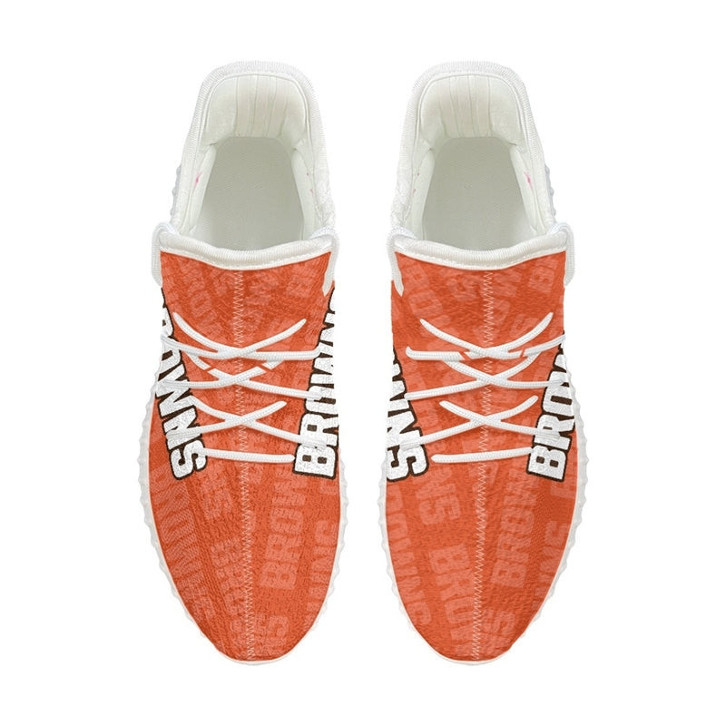 Cleveland Browns Yeezy Shoes Bottom