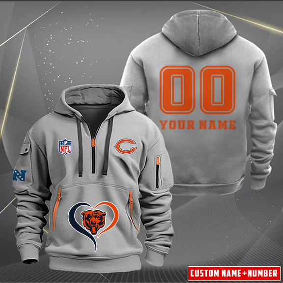 Chicago Bears Personalized Hoodie