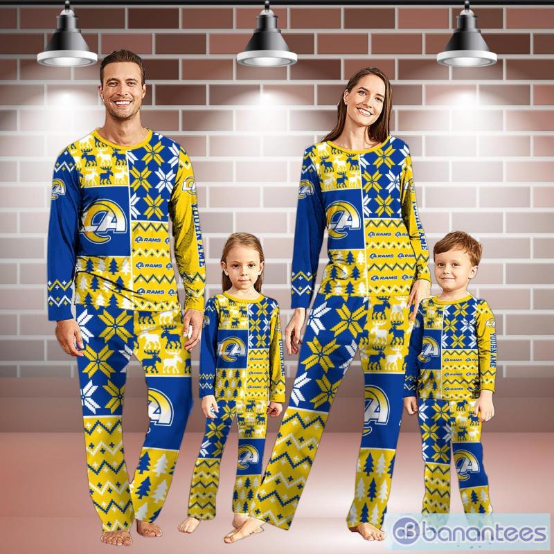 Los Angeles Rams Pajamas Christmas Gift