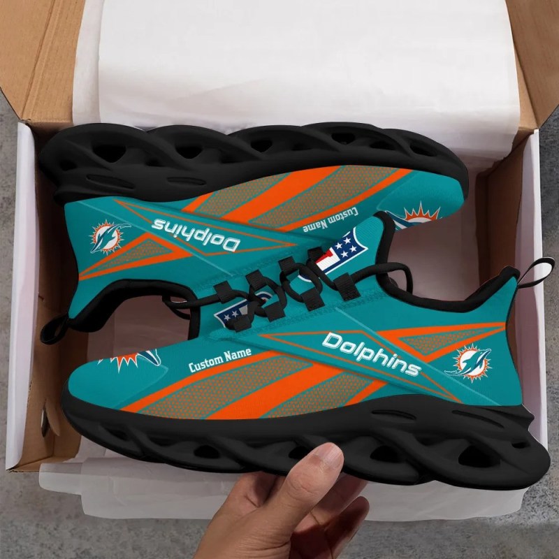Stylish Miami Dolphins Yezy Sneakers