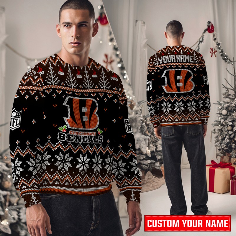 Cincinnati Bengals Ugly Christmas Sweater 2
