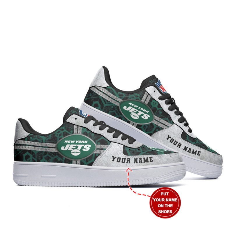 New York Jets Personalized AF1 Shoes