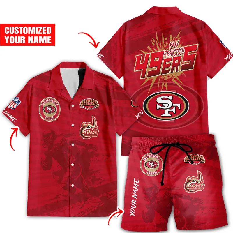 San Francisco 49ers Hawaiian Shirt 1