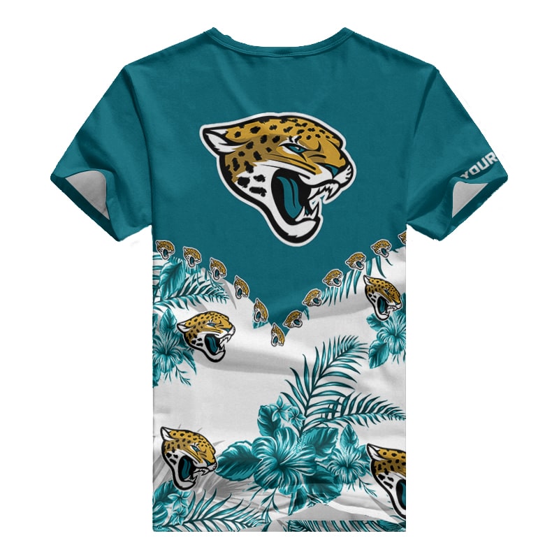 Jacksonville Jaguars V-neck T-shirt Image 3