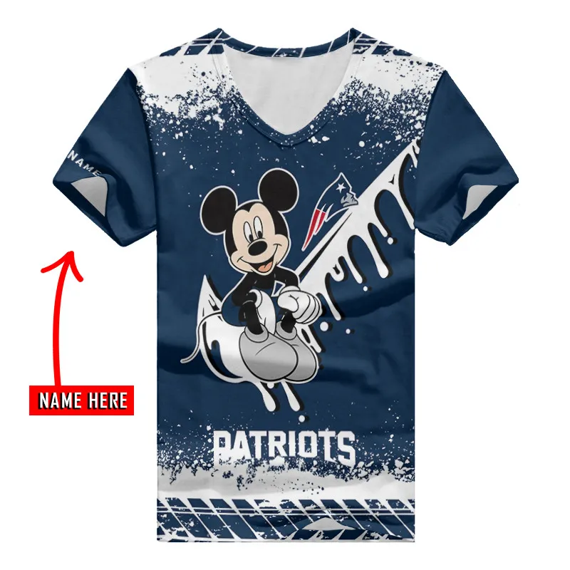 New England Patriots V-Neck T-Shirt