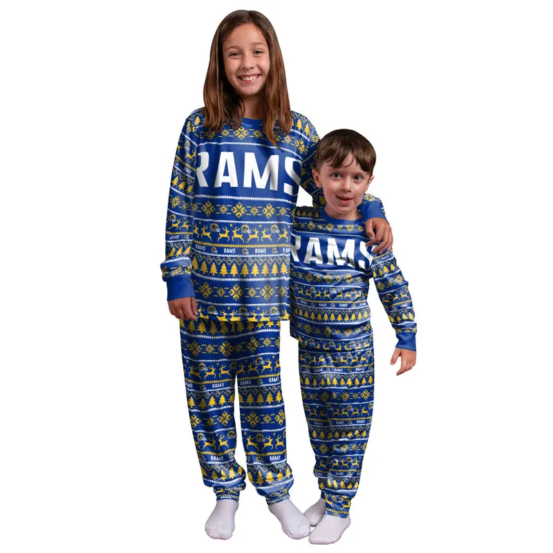 Los Angeles Rams Family Pajamas Collection