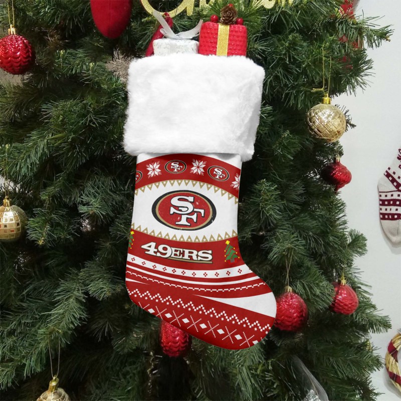 San Francisco 49ers Christmas Socks Image 3