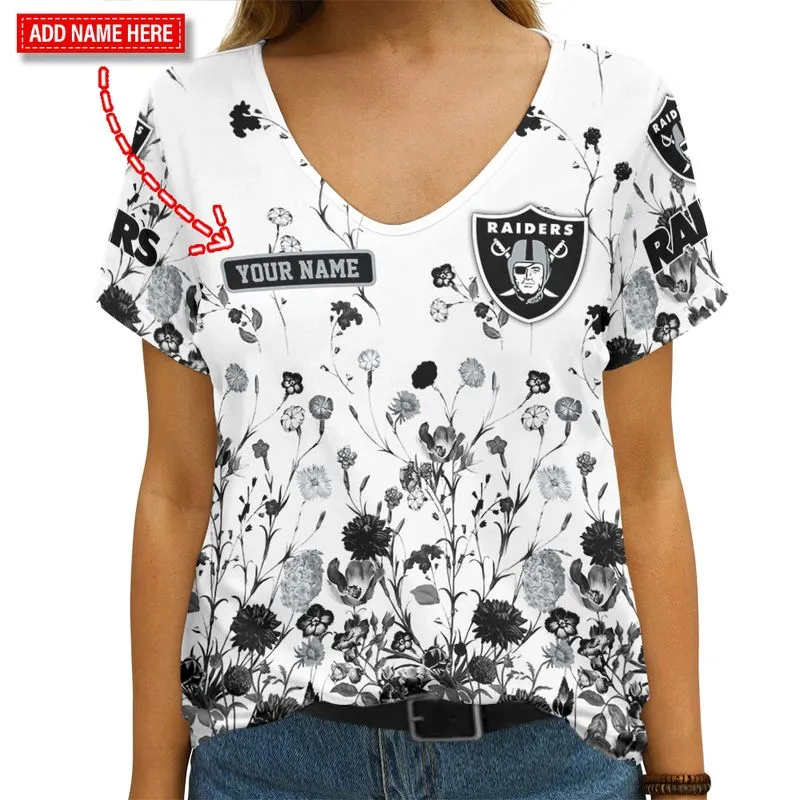 Las Vegas Raiders V-neck T-shirt