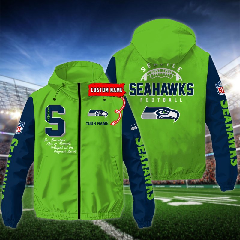 Seattle Seahawks Outdoor Jacket Image 1