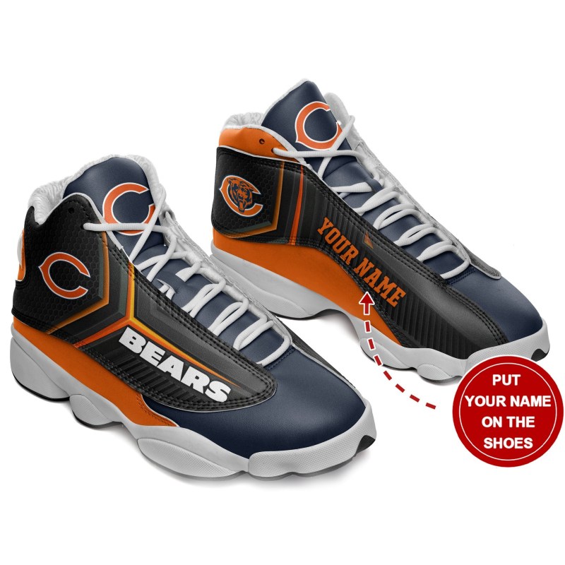 Chicago Bears AJD13 Sneakers Side View