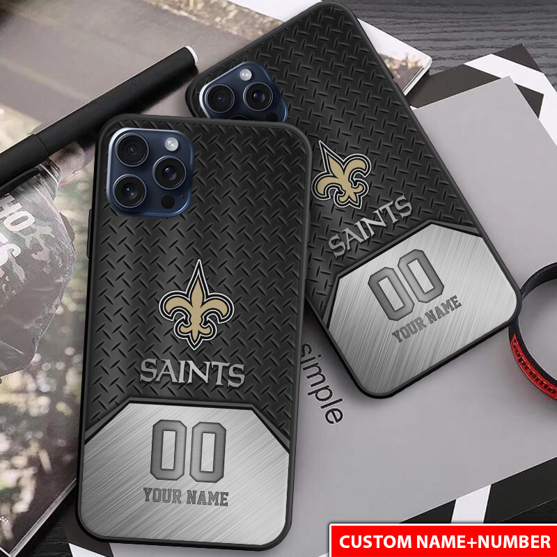 New Orleans Saints Phone Case Back Design