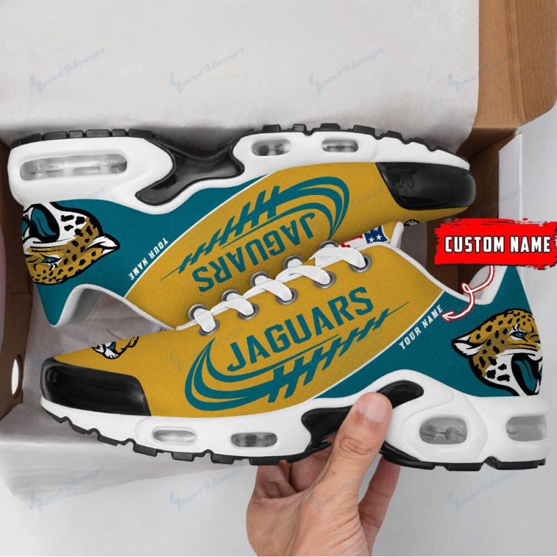 Jacksonville Jaguars Personalized Plus T-N Youth Sneakers