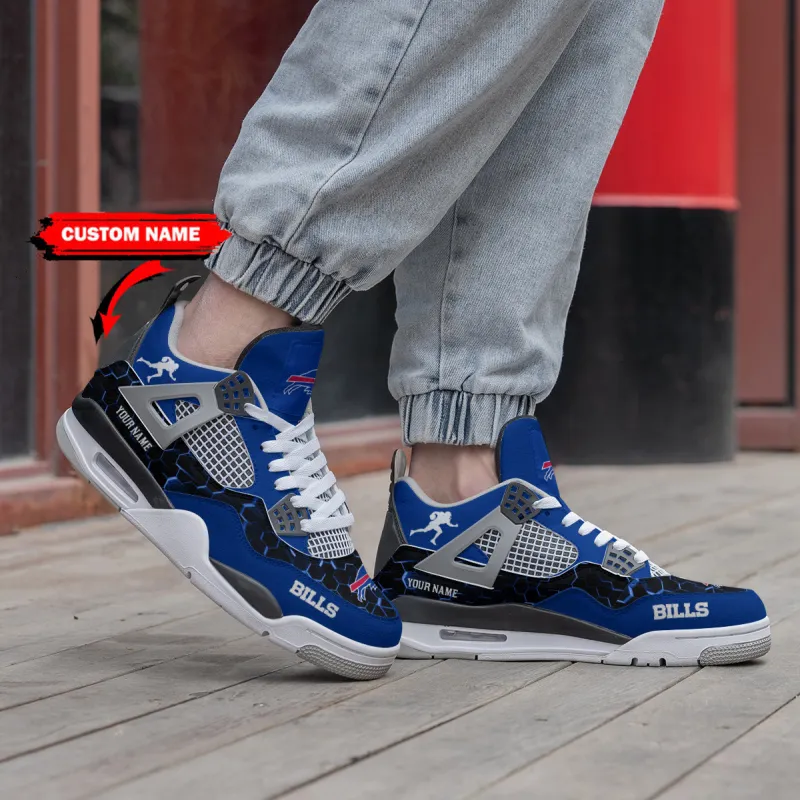 Buffalo Bills Personalized AJ4 Sneaker