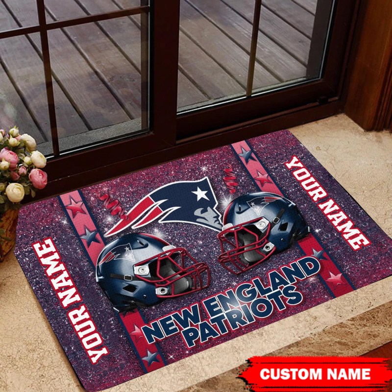 New England Patriots Personalized Doormat