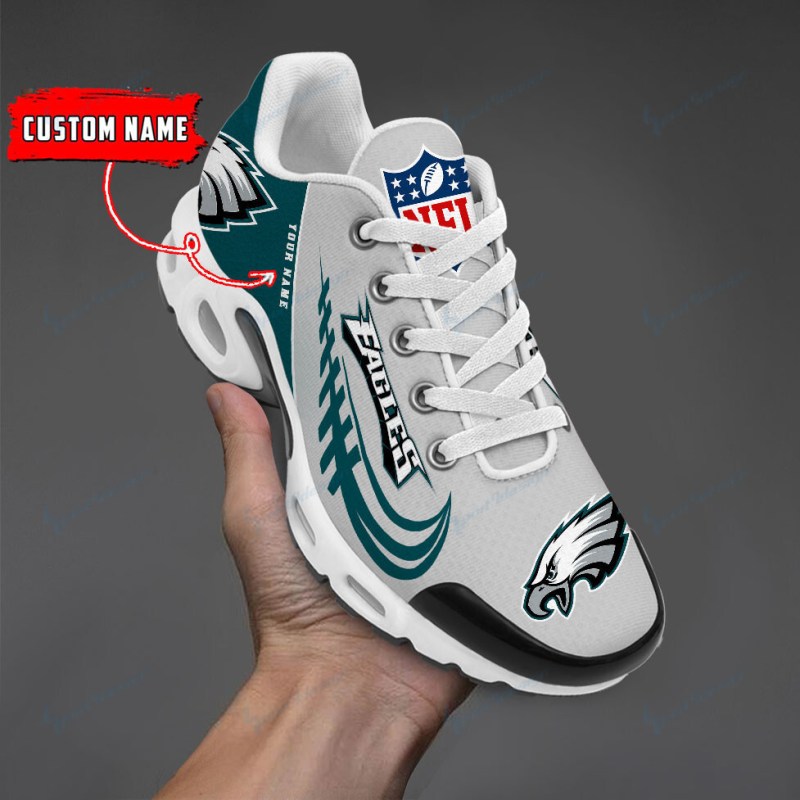 Philadelphia Eagles Personalized Plus T-N Youth Sneakers
