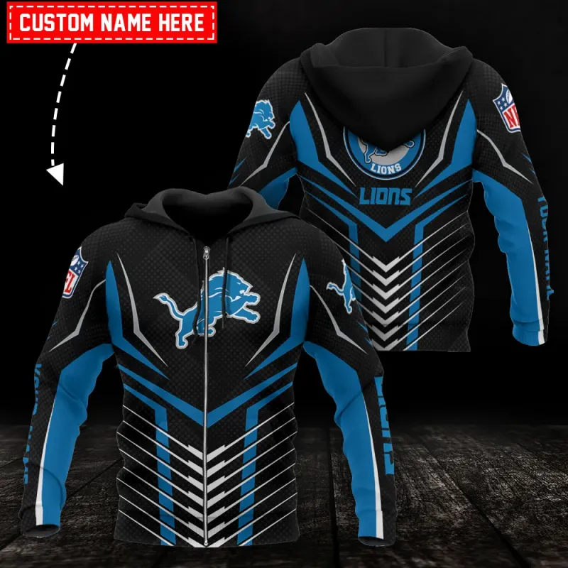 Personalized Hoodie for Detroit Lions Fans