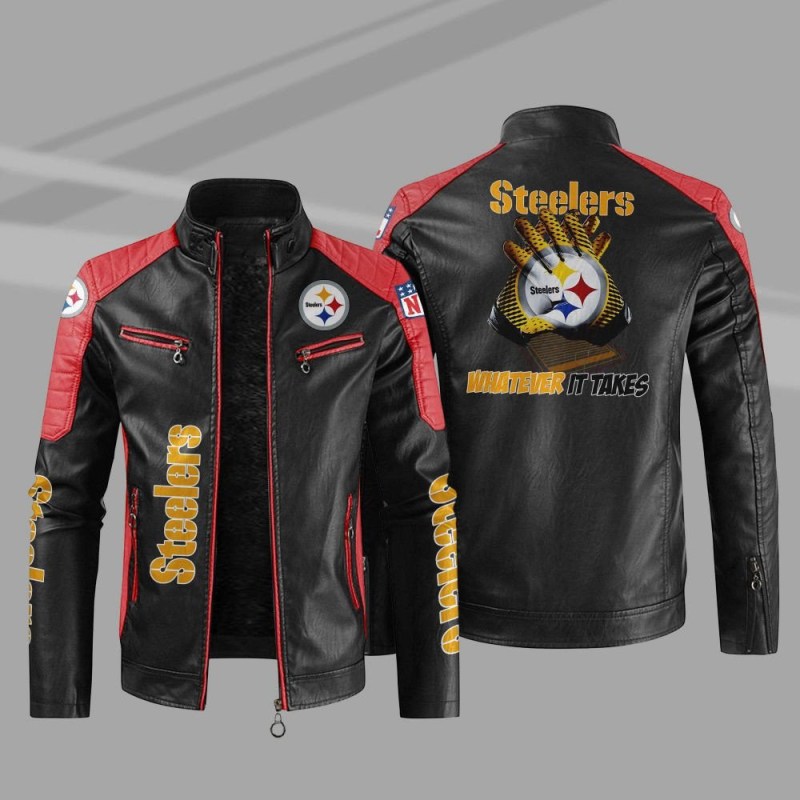 Pittsburgh Steelers Leather Jacket