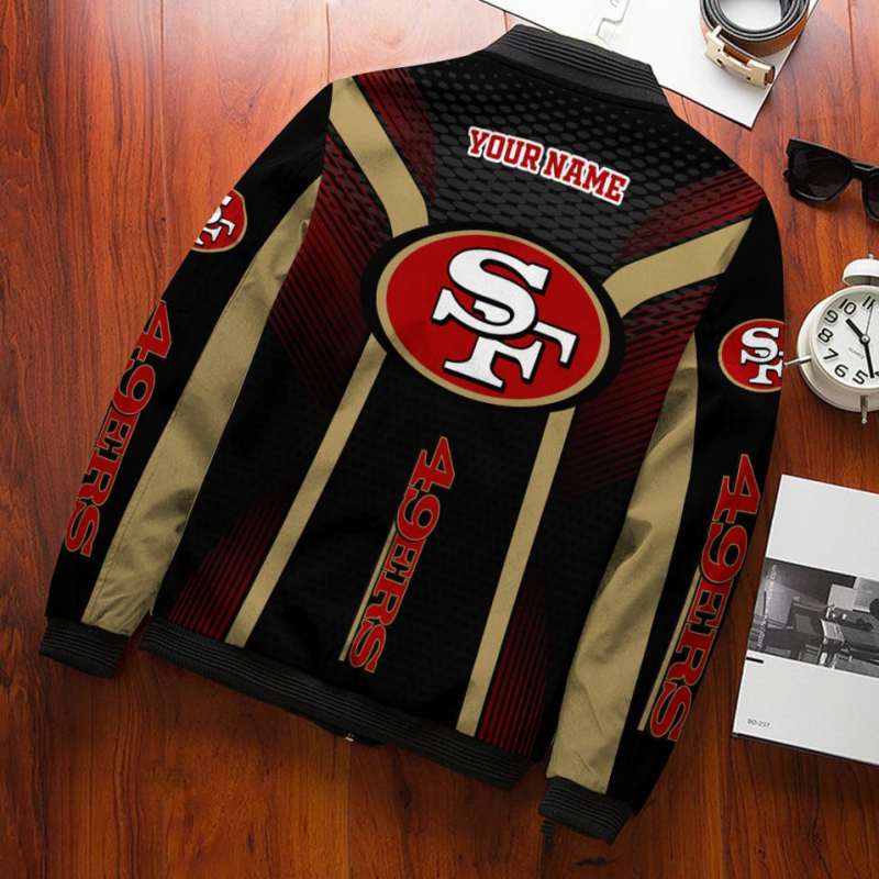 San Francisco 49ers Bomber Jacket - Back View