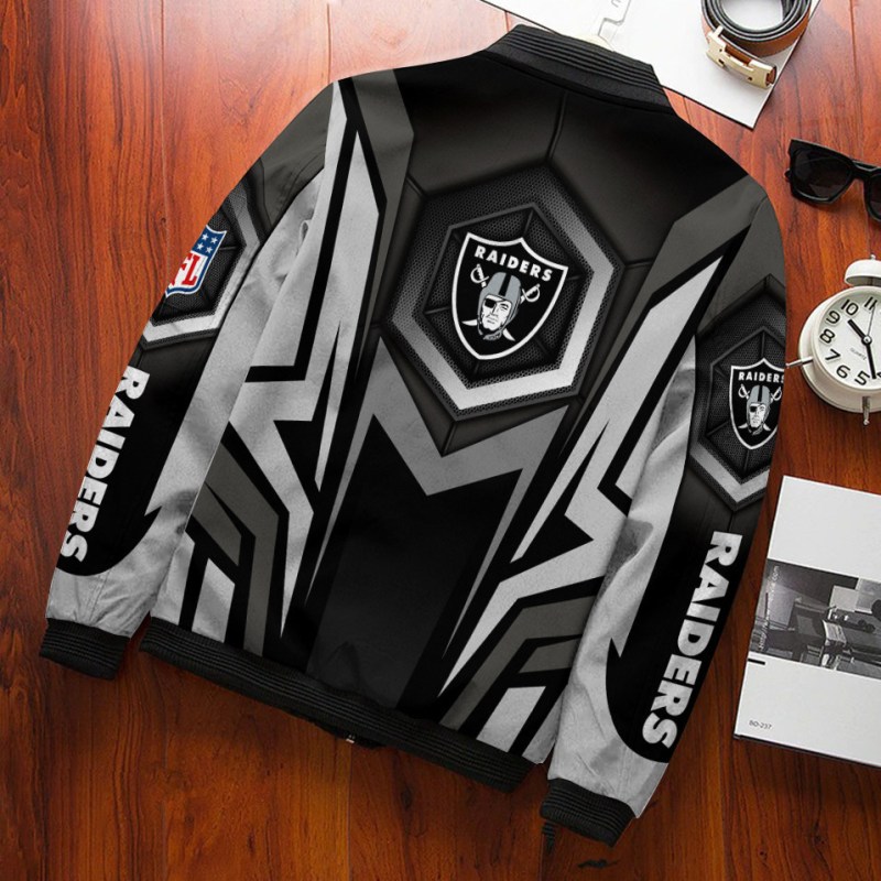 Las Vegas Raiders Bomber Jacket 702 - Stylish Design