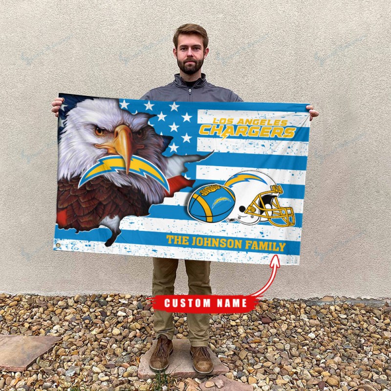 Custom Los Angeles Chargers Flag