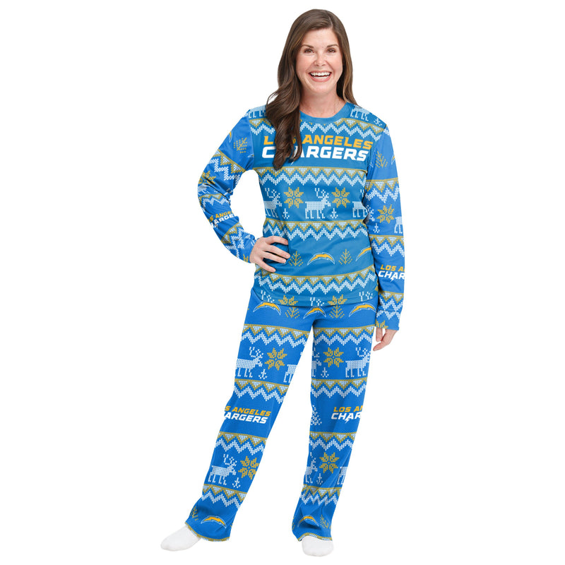 Los Angeles Chargers Family Holiday Pajamas - Image 3