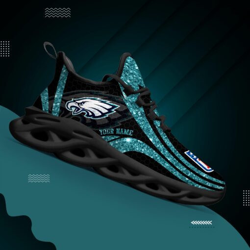 Philadelphia Eagles Personalized Yeezy Running Sneakers