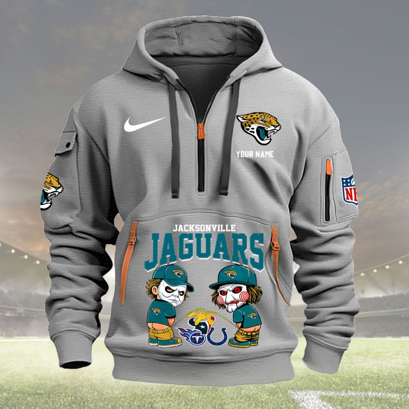 Light Gray Jacksonville Jaguars Hoodie