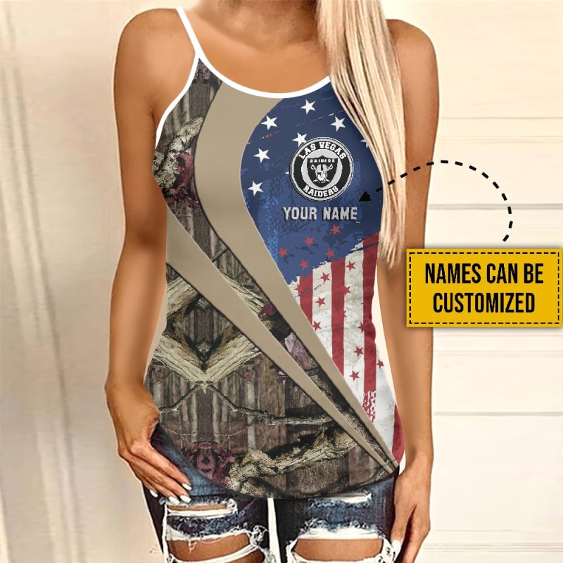 Customized NFL Criss Cross Tank