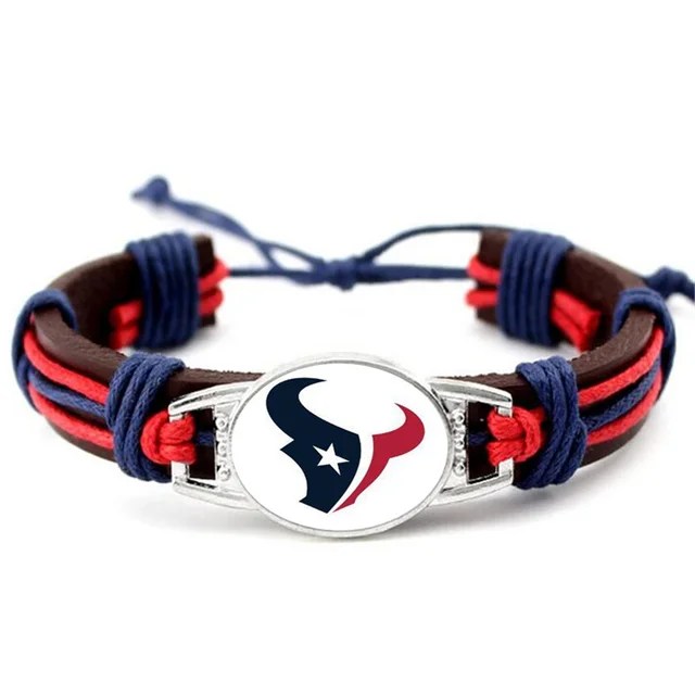 Houston Texans Leather Bracelets