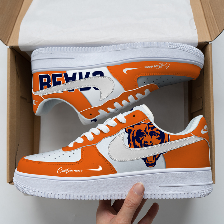 Chicago Bears Custom Name Shoes - Image 2