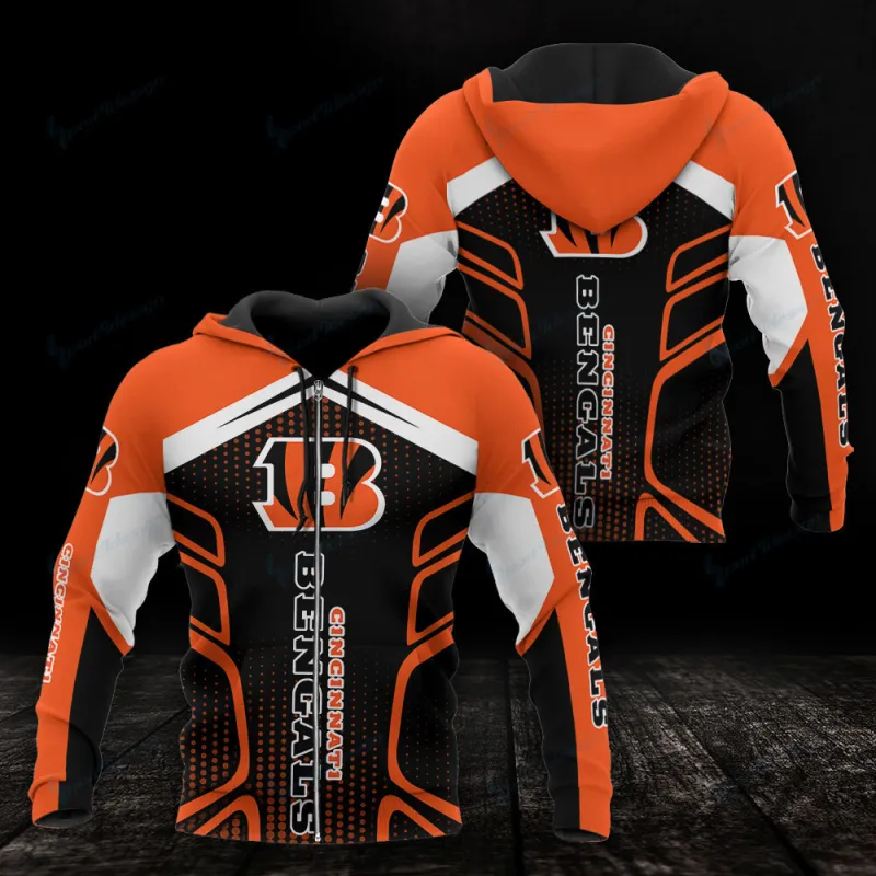 Cincinnati Bengals Hoodie Front View
