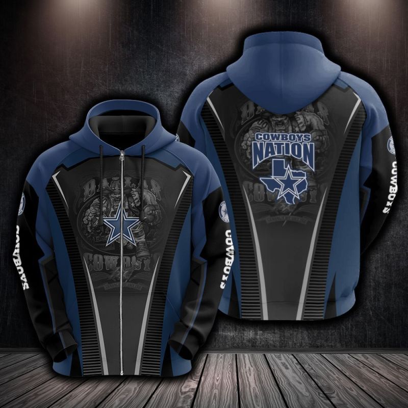 Dallas Cowboys Hoodie S410 - Back View